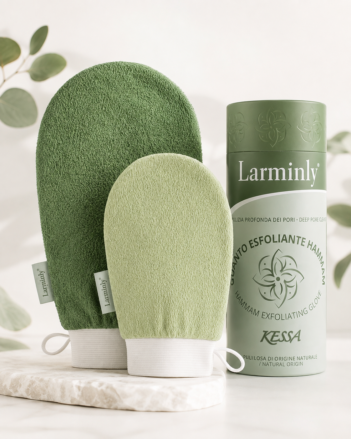 Guanti Kessa 150D Larminly con packaging coordinato